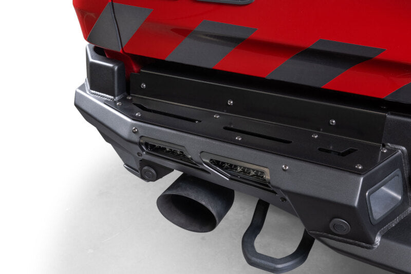 Addictive Desert Designs 2025 Ram RHO Phantom Rear Bumper - Hammer Black Powder Coat