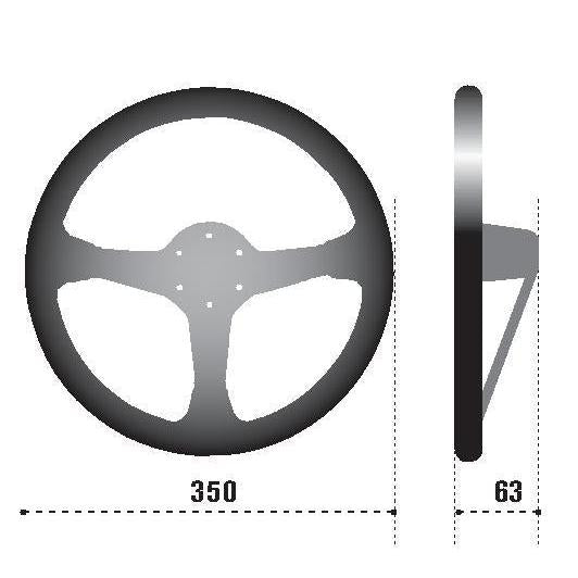 Sparco Strwhl L777 Leather Black