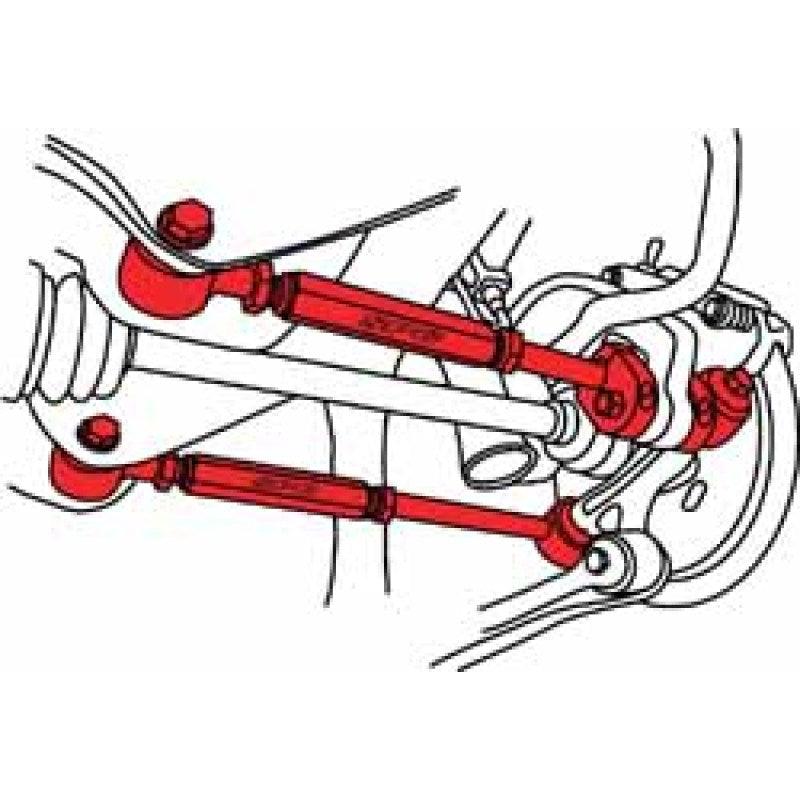 SPC Performance 93-07 Subaru Impreza (All) Rear EZ Arm XR Adjustable Control Arms