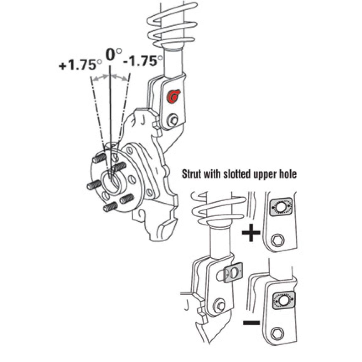 SPC Performance EZ Cam XR Bolts (Pair) (Replaces 16mm Bolts) - T1 Motorsports