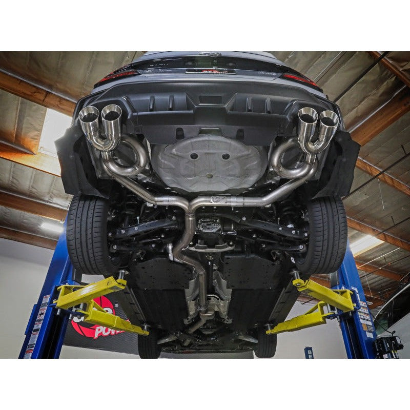 aFe POWER Takeda 3in to 2-1/2in 304 SS Cat-Back Exhaust w/ Black Tips 22-23 Subaru WRX H4-2.4L (t) - T1 Motorsports