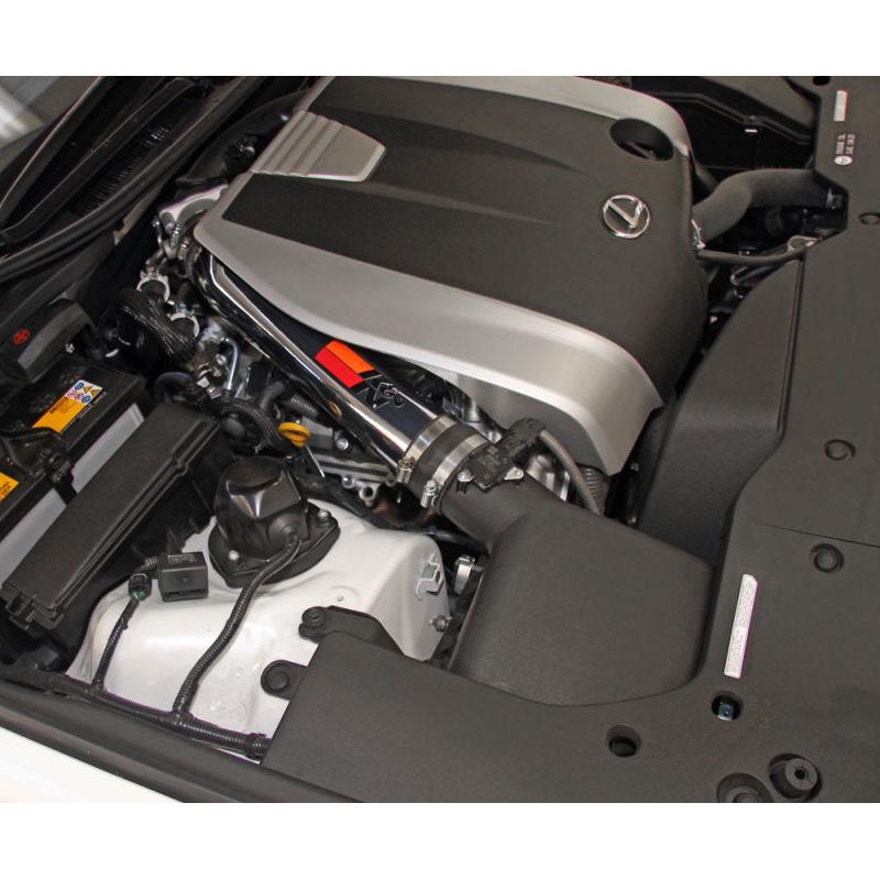 K&N 69 Series Performance Typhoon Intake Kit - Polished for 13-14 Lexus GS350 3.5L V6