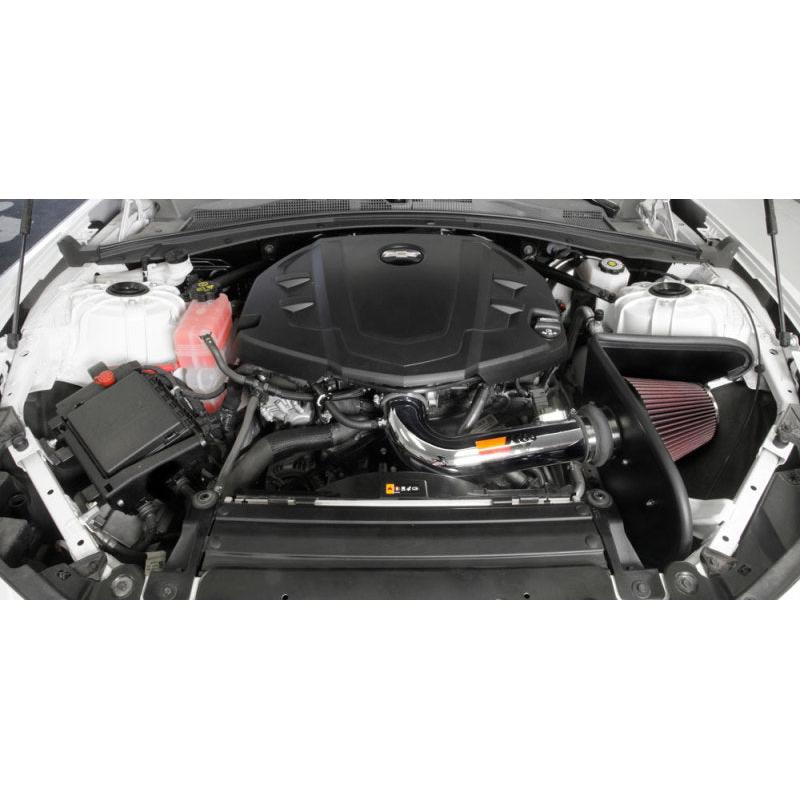K&N 16-17 Chevy Camaro 3.6L Silver Typhoon Short Ram Intake