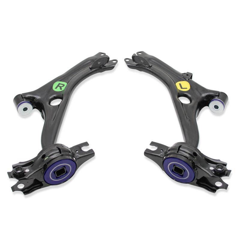 SuperPro 2016 Honda Civic EX Front Lower Control Arm Set w/ Bushings - T1 Motorsports
