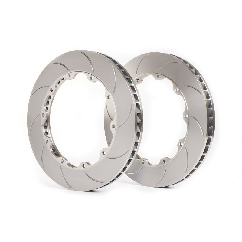 GiroDisc Slotted Rear Rings - 2020+ BMW M3/M4 (G80/G82/G83 w/Carbon Ceramic Brakes)
