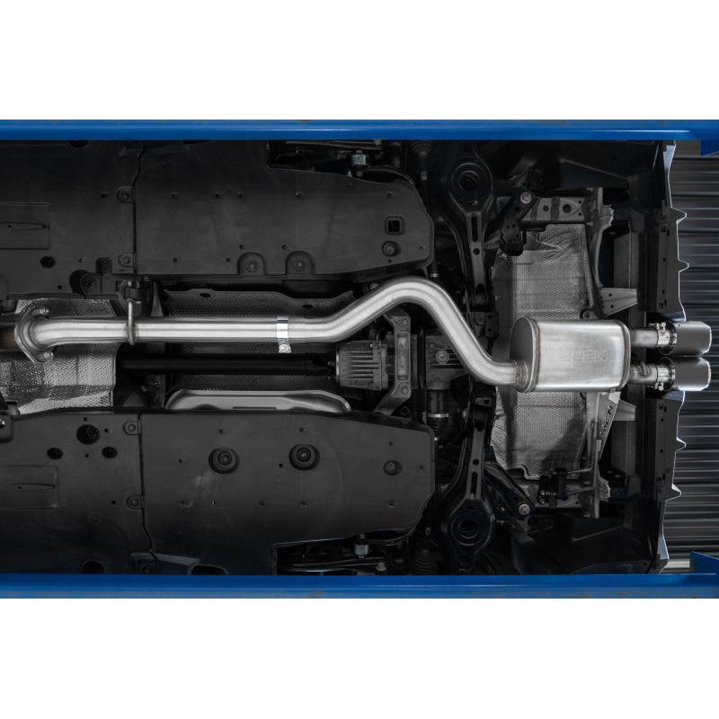 MBRP 2023 Toyota Corolla GR 1.6L T304 SS 3in Cat-Back Dual Center Rear w/ Carbon Fiber Tips