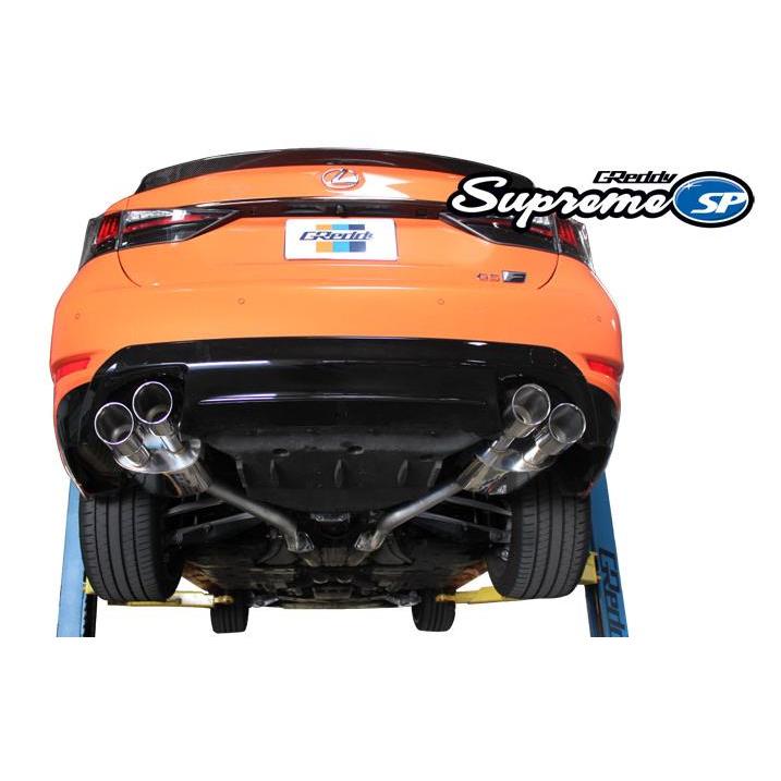 GReddy 2015+ Lexus GS-F Dual 63.5mm Supreme SP Axle-Back Exhaust w/ Quad Offset Tips - T1 Motorsports