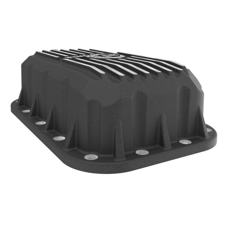 aFe POWER Pro Series Engine Oil Pan Black w/ Machined Fins Jeep Wrangler (JK) 12-18 V6-3.6L