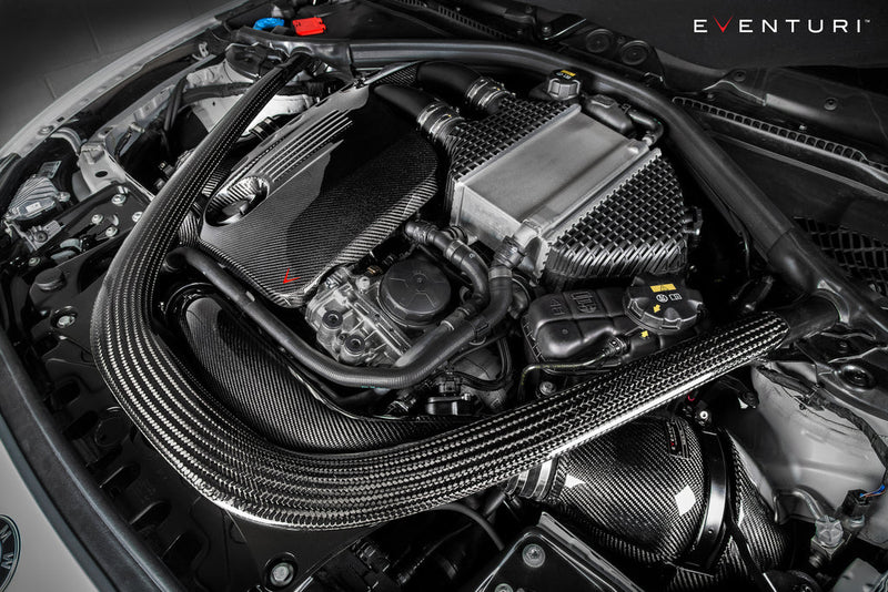 Eventuri BMW F87 M2 Competition / M2 CS S55 Black Carbon Intake System - T1 Motorsports