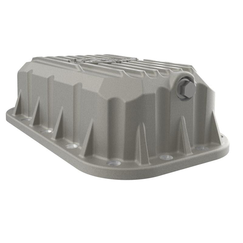 aFe POWER Street Series Engine Oil Pan Raw w/ Machined Fins Jeep Wrangler (JK) 12-18 V6-3.6L