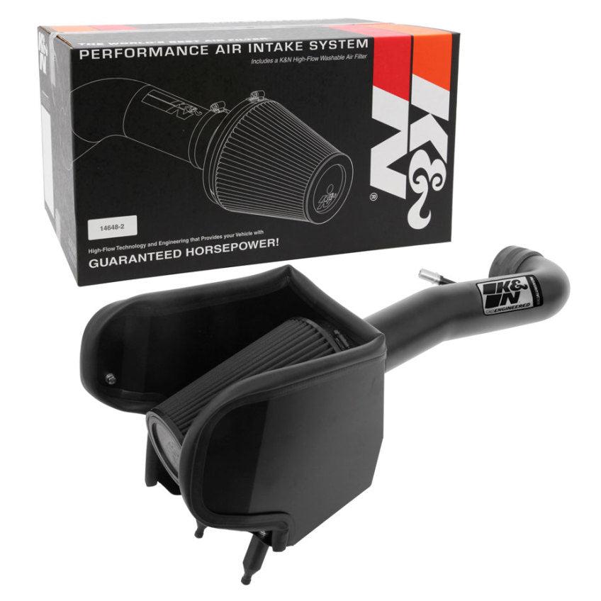 K&N 2018 Jeep Wrangler JL V6-3.6L F/I Blackhawk Performance Intake Kit (No Jeep Grand Cherokee)