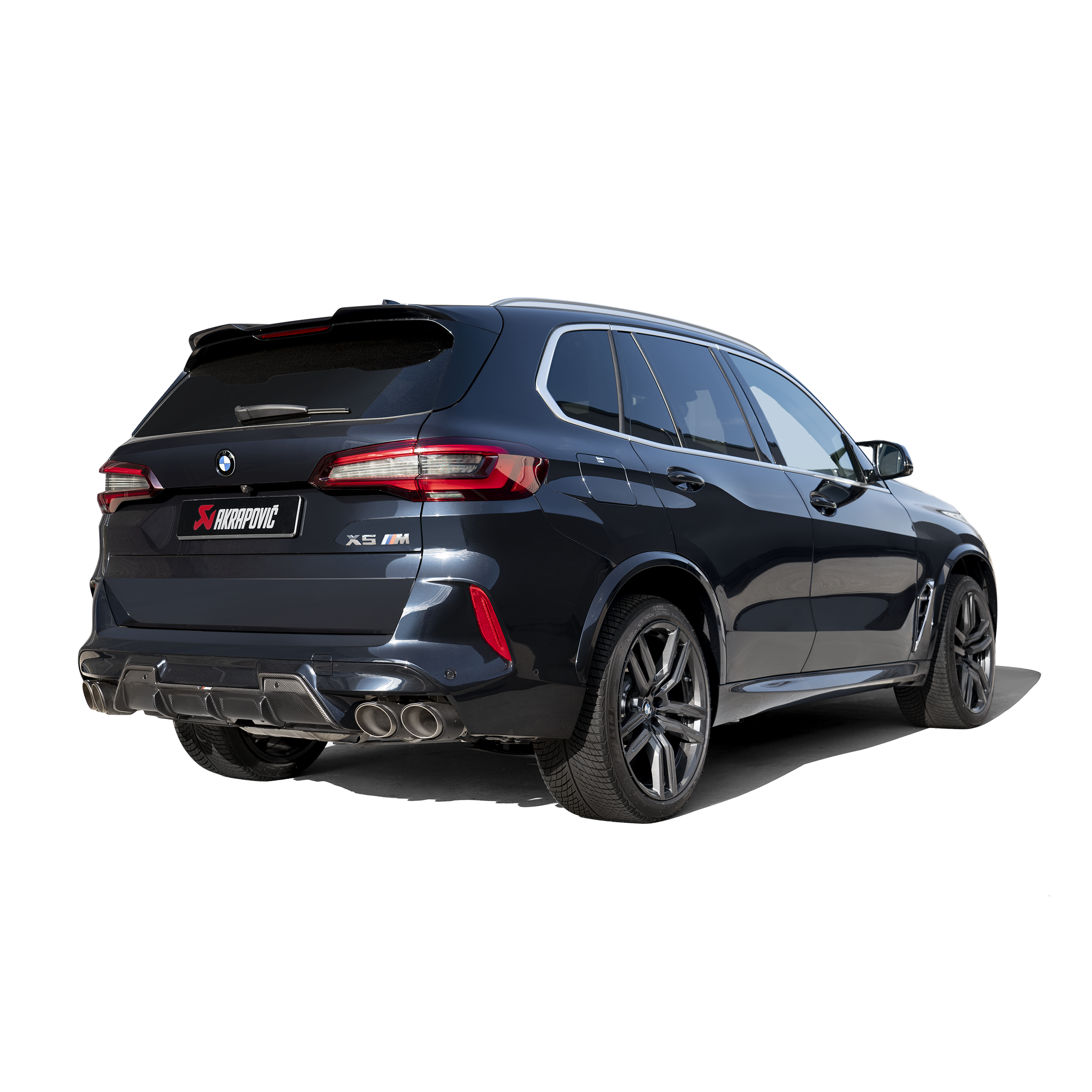 Akrapovič Slip-On Line Exhaust (Titanium) - 2020-2023 BMW X5M/X6M (F95/F96)