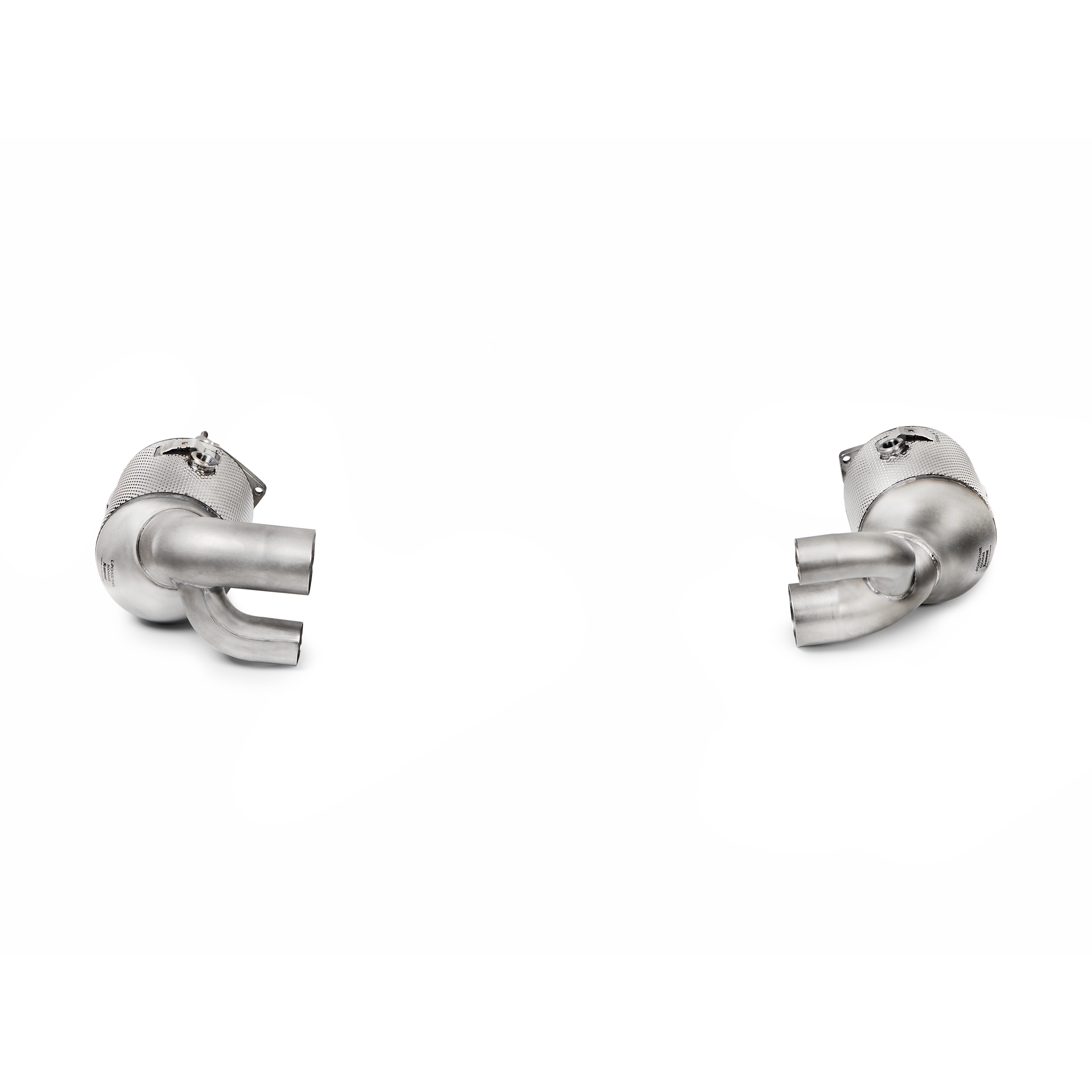 Akrapovič Link Pipe Set w/Cat (SS) - 2016-2019 Porsche 911 Carrera S/4/4S/GTS (991.2) - T1 Motorsports