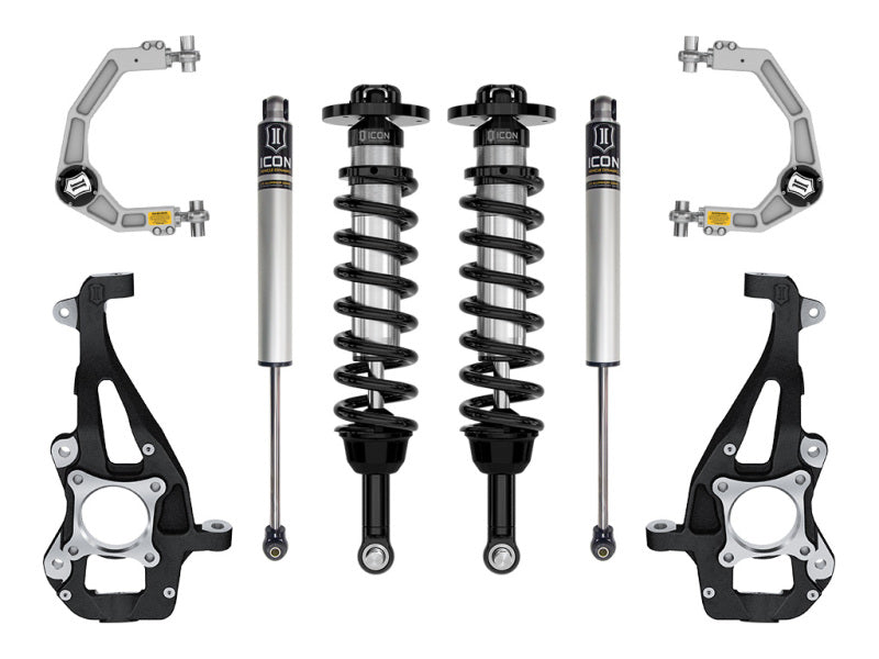 ICON 21-24 Ford F150 4WD 3.5-(Dsl) 4.5in Stage 1 Suspension System - Billet UCA