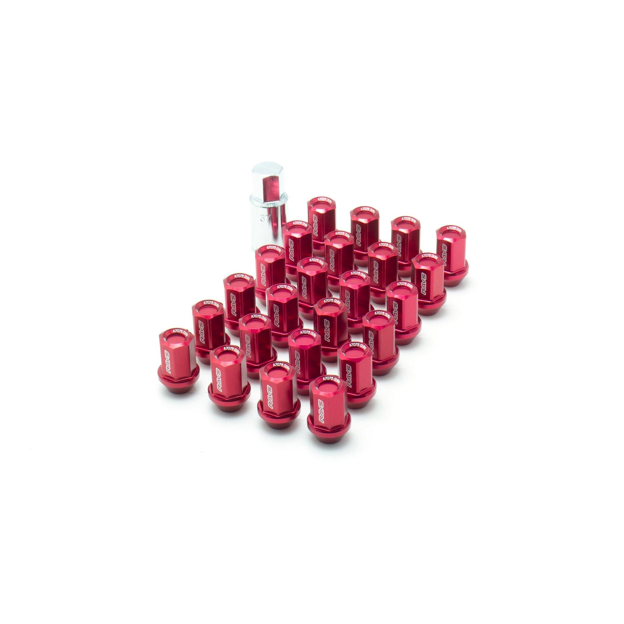 RAYS L32 Dura-Nut Straight Type Lug & Wheel Lock Set - Set of 20 - T1 Motorsports