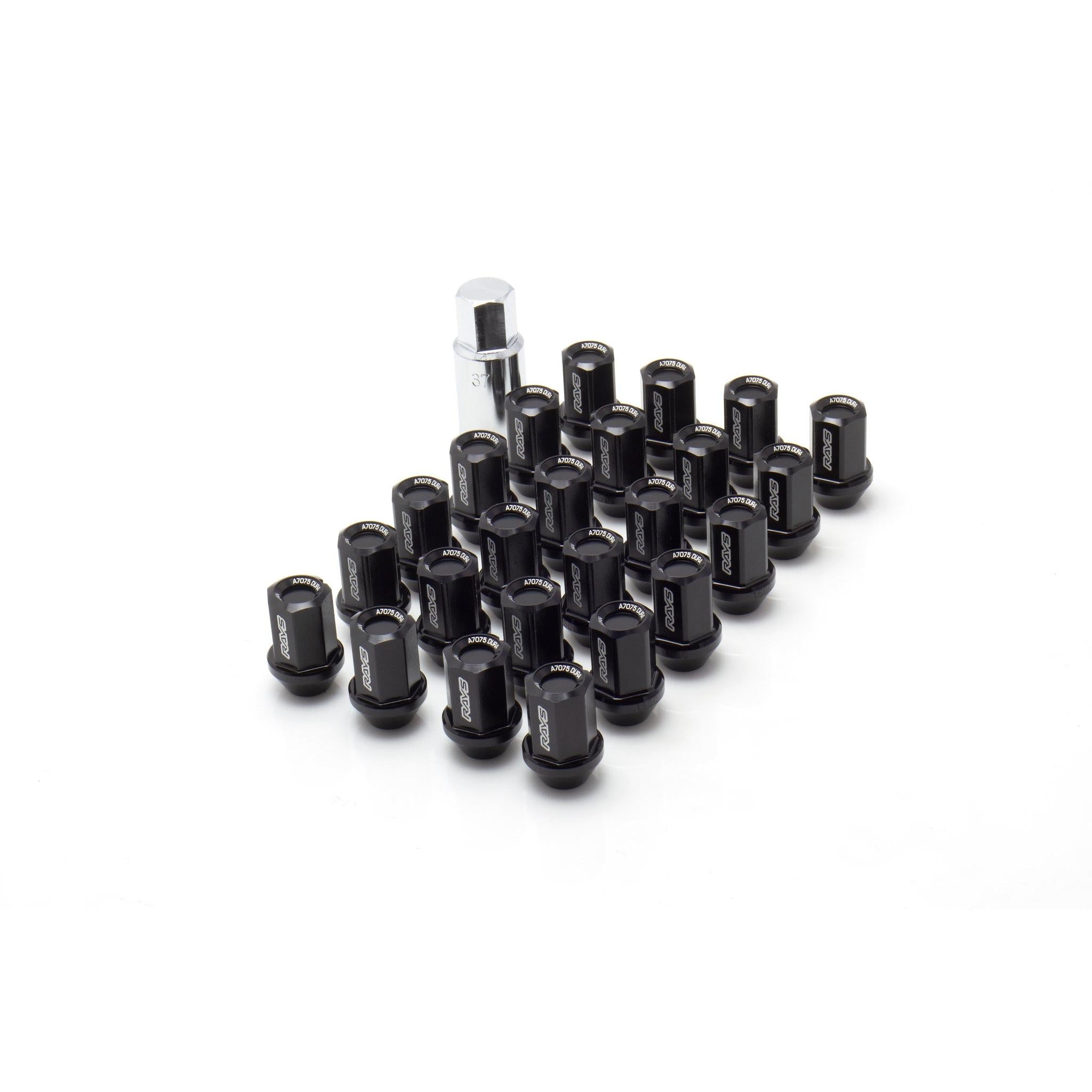 RAYS L32 Dura-Nut Straight Type Lug & Wheel Lock Set - Set of 20 - T1 Motorsports