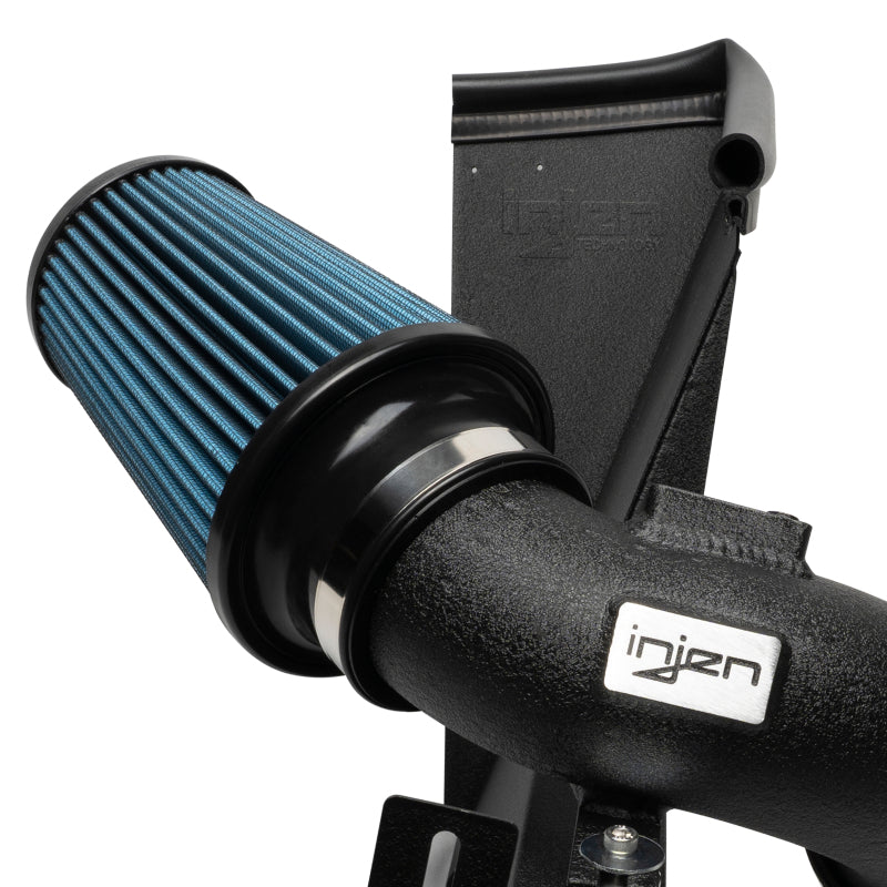 Injen Wrinkle Black Short Ram Air Intake System -  21-22 Toyota Supra