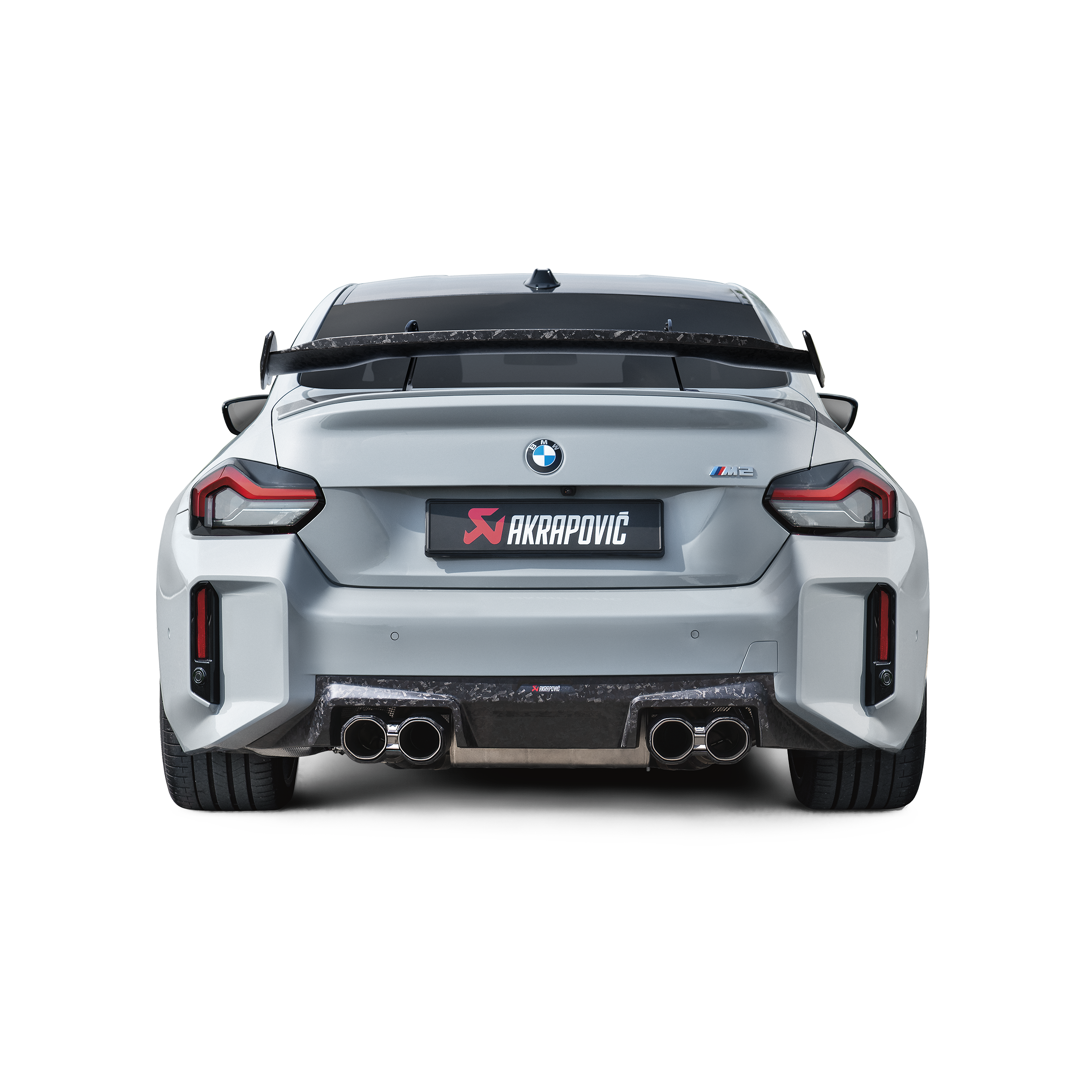 Akrapovič Matte Rear Chopped Carbon Fiber Diffuser - 2023+ BMW M2 (G87) - T1 Motorsports