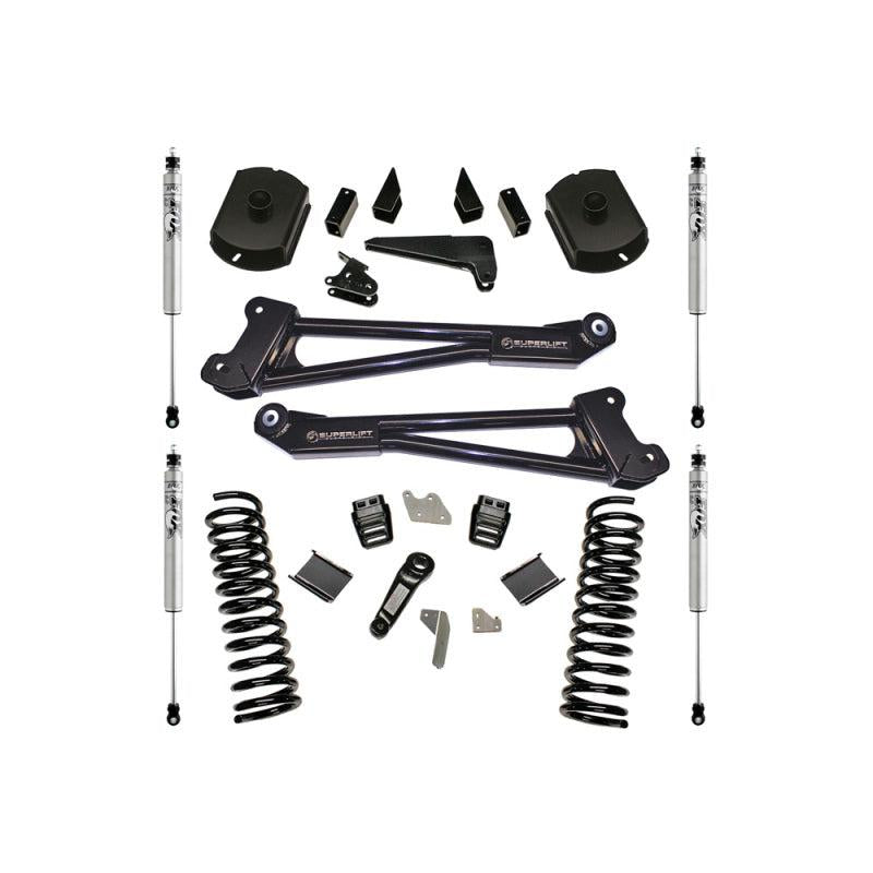 Superlift 14-18 Ram 2500 4WD Diesel 4in Lift Kit Replacement Radius Arms w/ Fox 2.0 Shocks