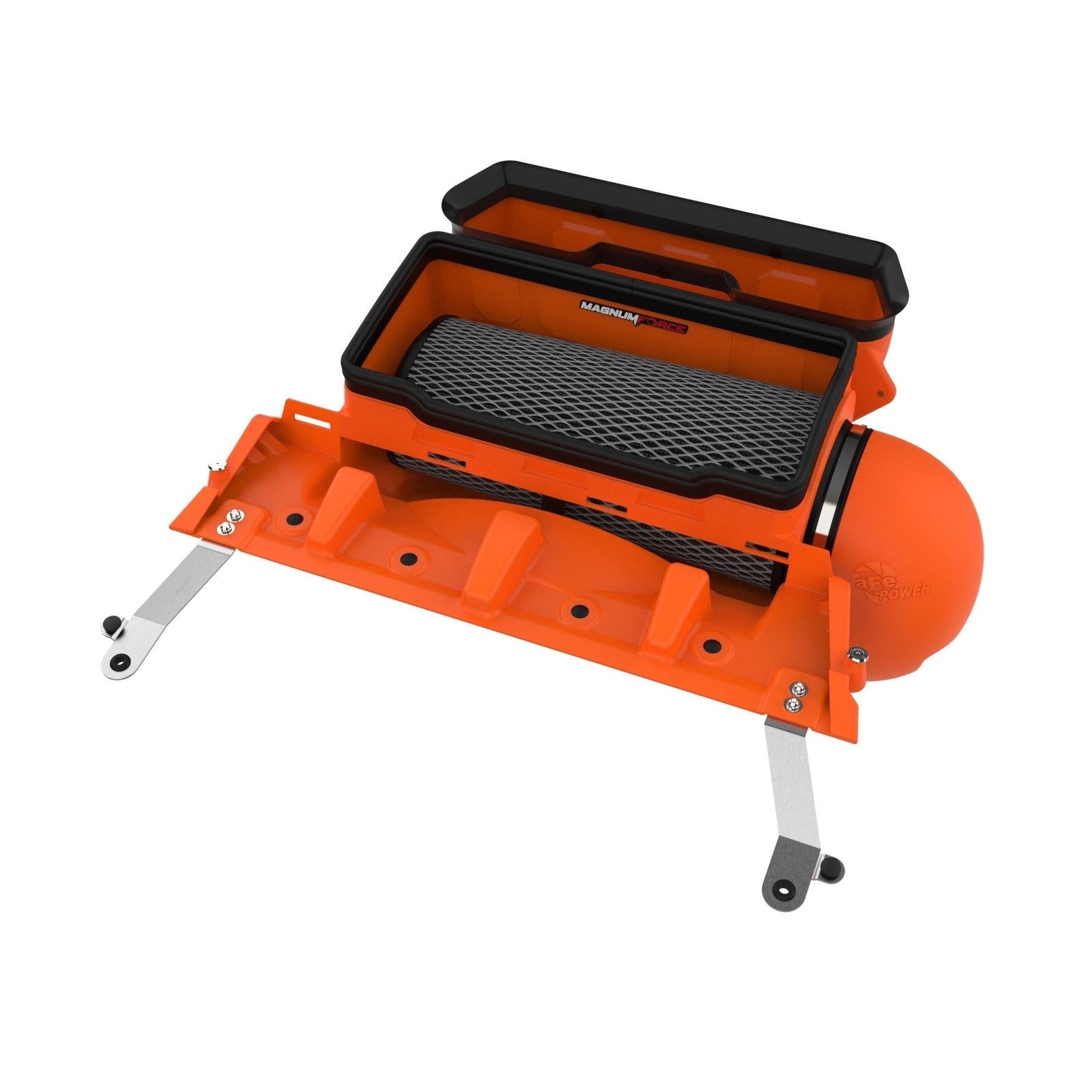 aFe Magnum FORCE Stage2 Orange Edition Cold Air Intake System w/Pro 5R - 2021-2023 RAM 1500 TRX V8-6.2L
