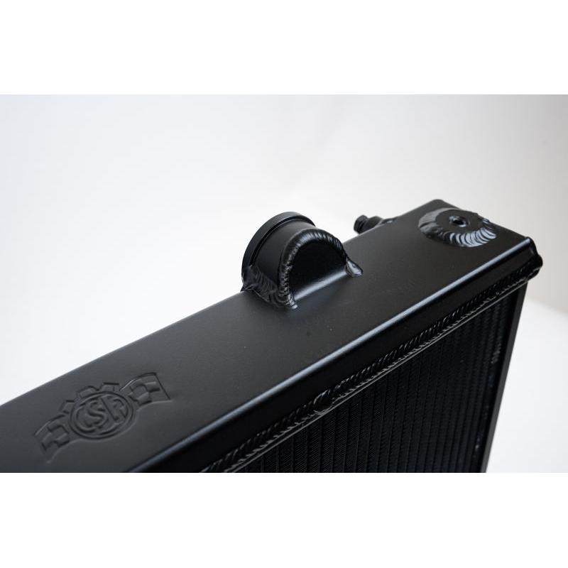 CSF 92-00 Honda Civic w/K-Swap V3 Radiator - Black Finish