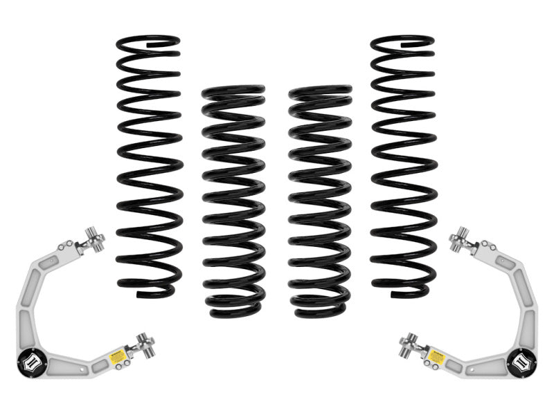 ICON 21-24 Ford F150 Raptor 4WD 2-2.25in Stage 2 Suspension System Overland - Billet UCA