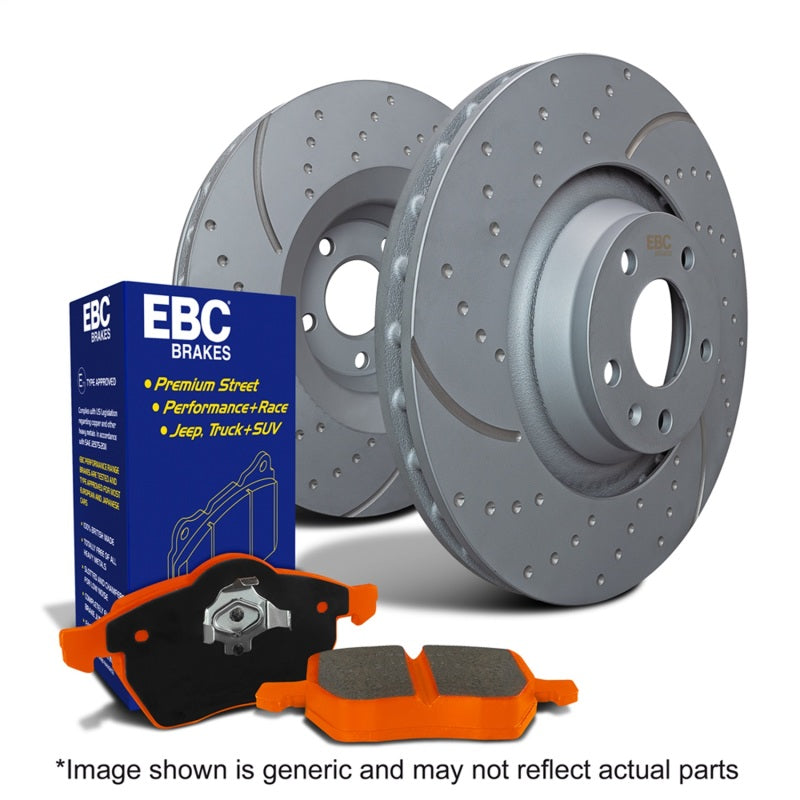 EBC S8 Kits Orangestuff Pads and GD Rotors - T1 Motorsports