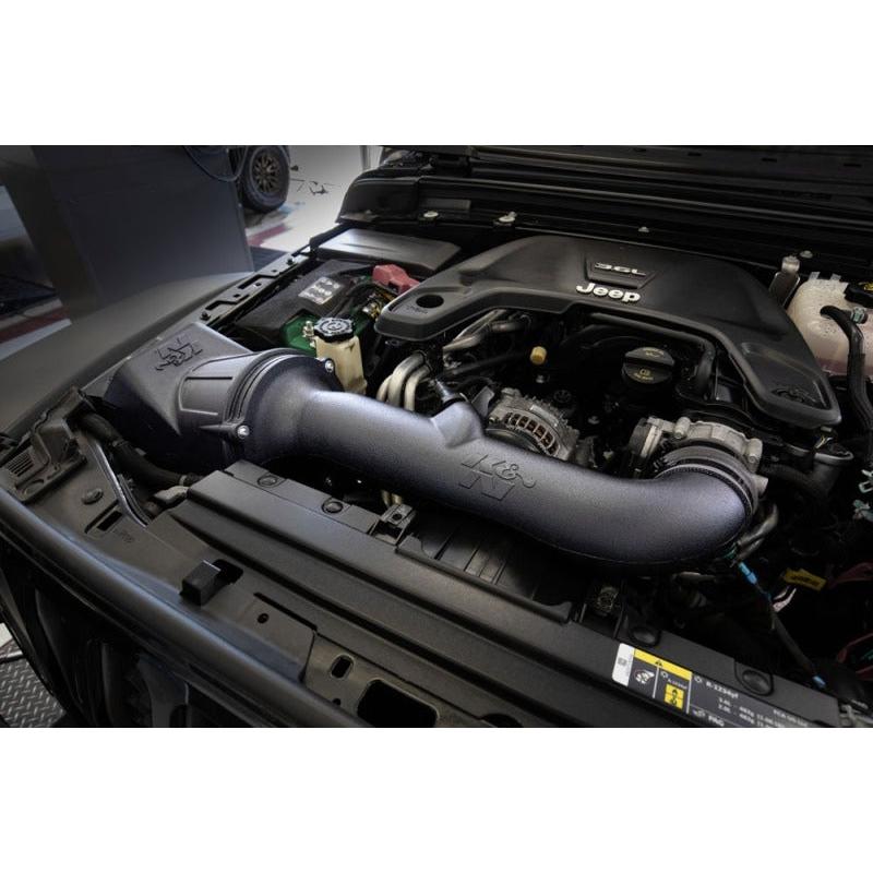 K&N Dryflow Air Intake System Jeep Wrangler Jl V6-3.6L F/I 18-23