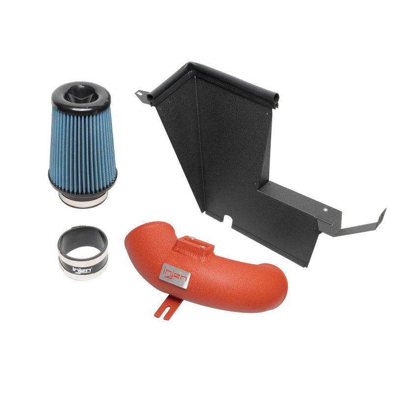 Injen Wrinkle Red Short Ram Air Intake System - 21-22 Toyota Supra