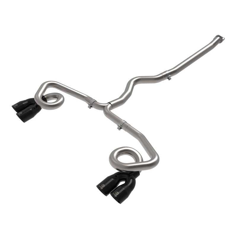 aFe POWER Takeda 3in to 2-1/2in 304 SS Cat-Back Exhaust w/ Black Tips 22-23 Subaru WRX H4-2.4L (t) - T1 Motorsports