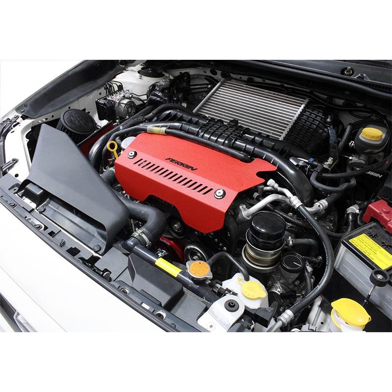 Perrin 15+ Subaru WRX Red Pulley Cover For FA DIT Engines