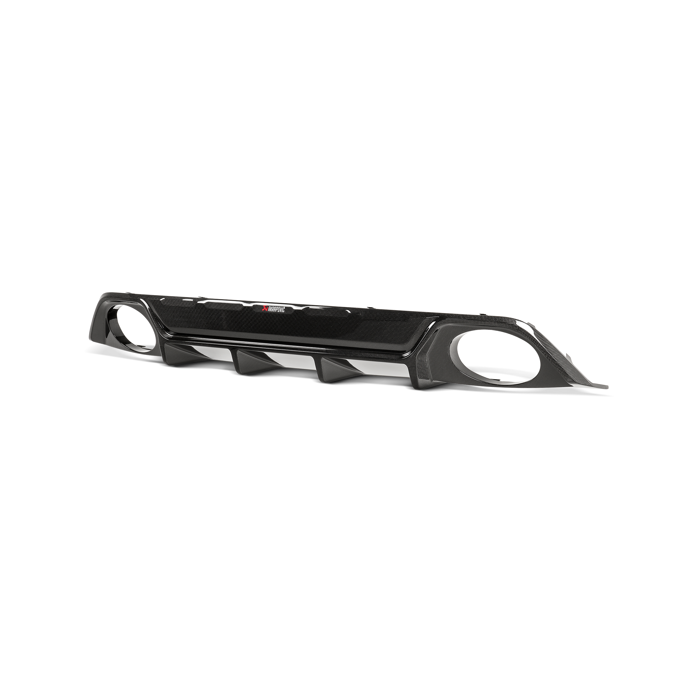 Akrapovič High Gloss Rear Carbon Fiber Diffuser - 2025+ Audi RS3 (8Y) - T1 Motorsports
