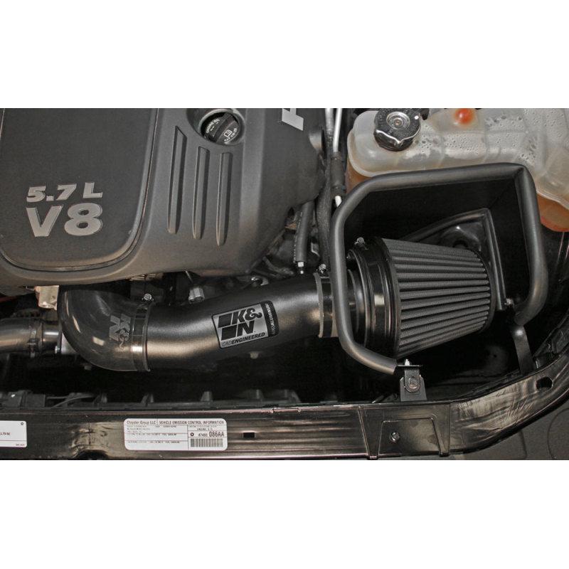 K&N Dodge/Chrysler 5.7/6.1L V8 Black Performance Intake Kit