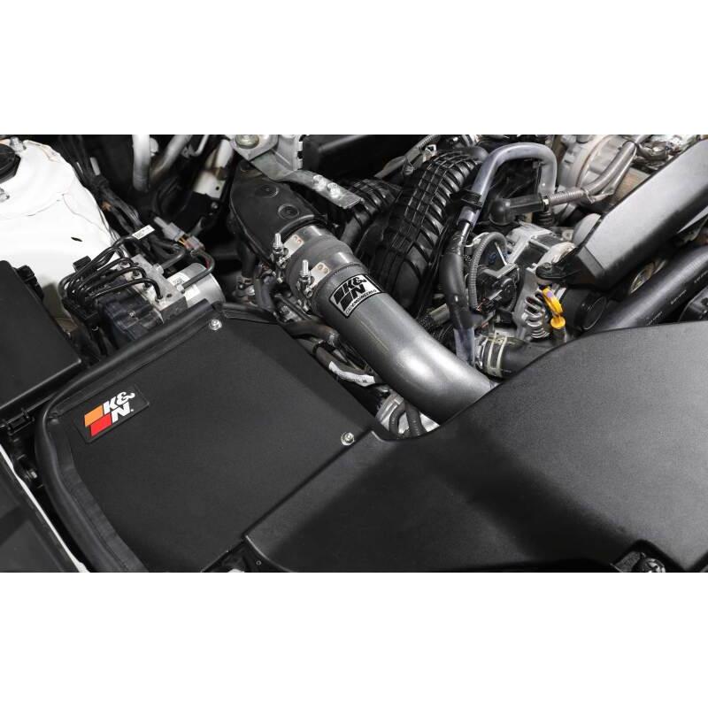K&N 22-23 Subaru WRX 2.4L H4 Aluminum Charge Pipe Kit - Gunmetal Gray