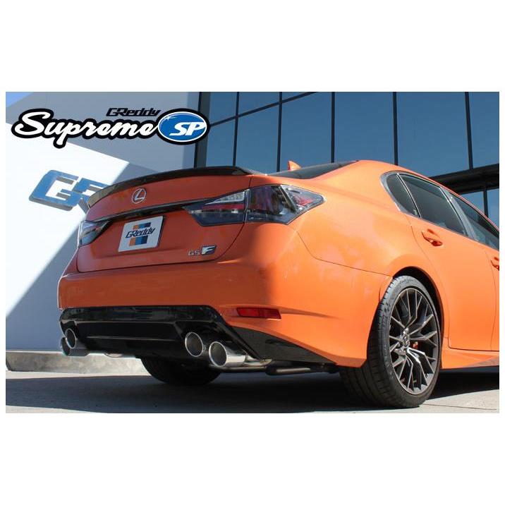 GReddy 2015+ Lexus GS-F Dual 63.5mm Supreme SP Axle-Back Exhaust w/ Quad Offset Tips - T1 Motorsports