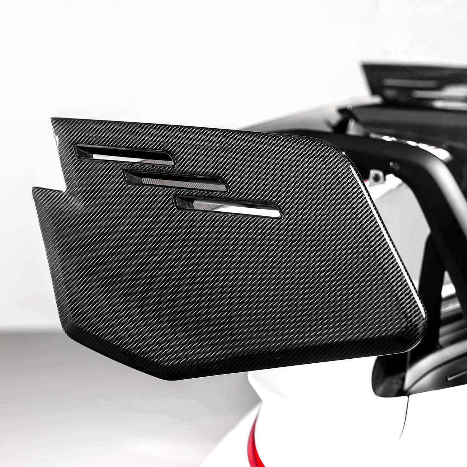 Silver Rocket SR EVO-X Wing Endplates (OE Wing Compatible) - 2022+ Porsche 992 GT3RS