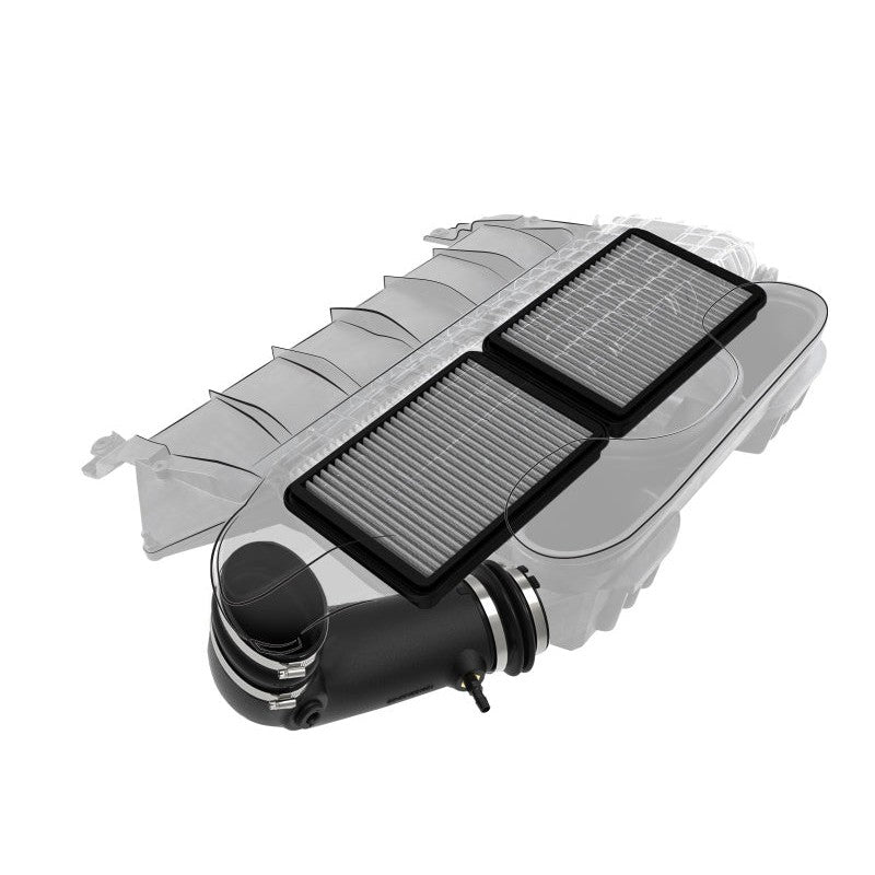 aFe Super Stock Induction System w/ Pro DRY S Filters - 2021-2023 Ram 1500 TRX HEMI V8 6.2L