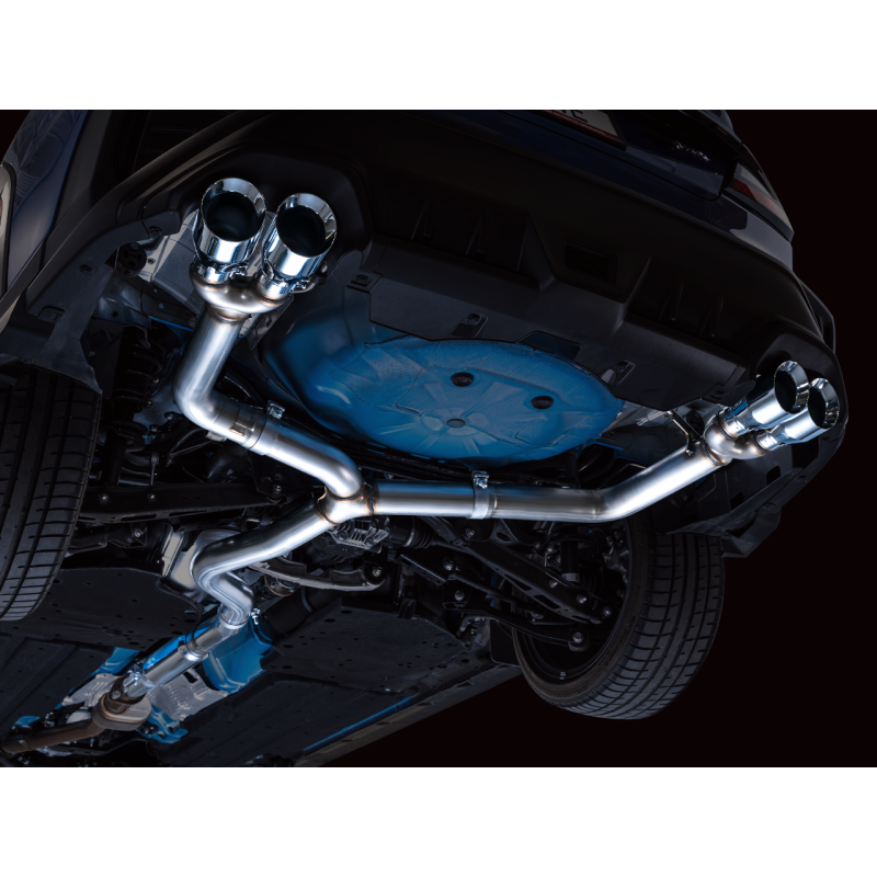 AWE Tuning 2022+ VB Subaru WRX Track Edition Exhaust - Chrome Silver Tips
