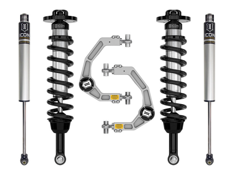 ICON 21-24 Ford F150 4WD 2.75-3.5in Stage 1 Suspension System - Billet UCA