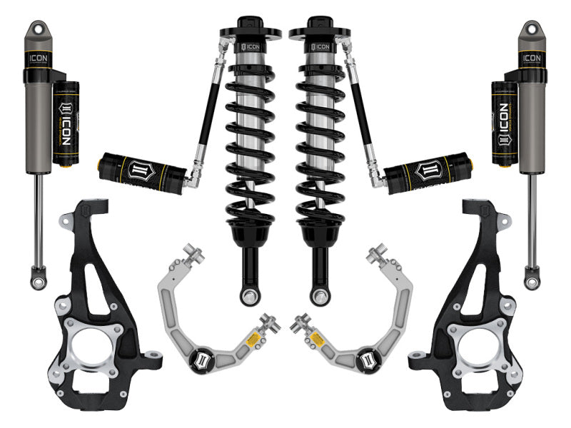 ICON 21-24 Ford F150 4WD 3.5-4.5in Stage 3 Suspension System - Billet UCA