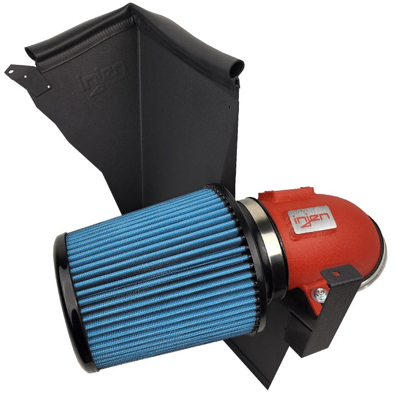 Injen Short Ram Air Intake System Wrinkle Red Finish - 2020 BMW M340i