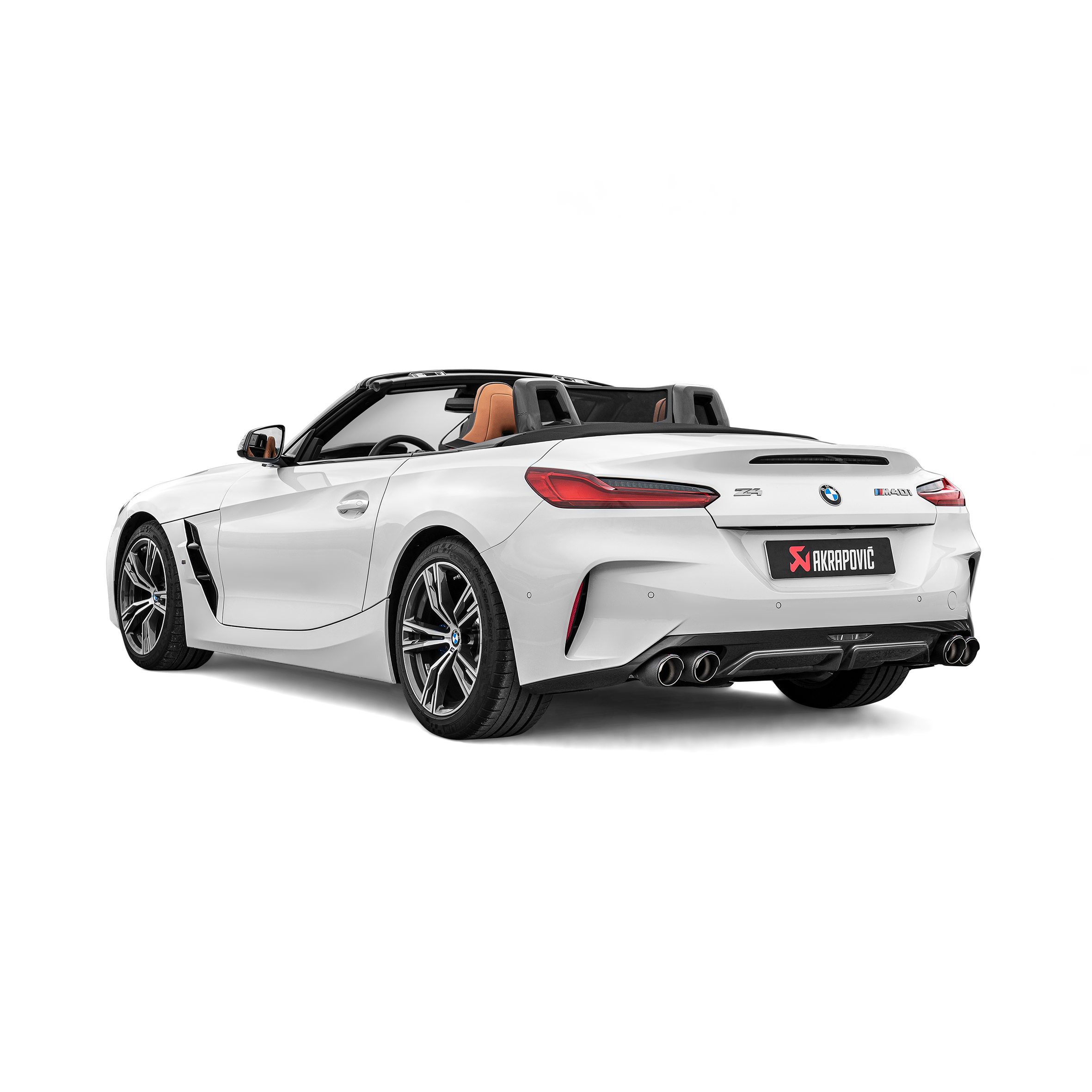 Akrapovič Slip-On Line Exhaust (Titanium) w/Carbon Tips - 2019+ BMW Z4 M40i (G29) - T1 Motorsports