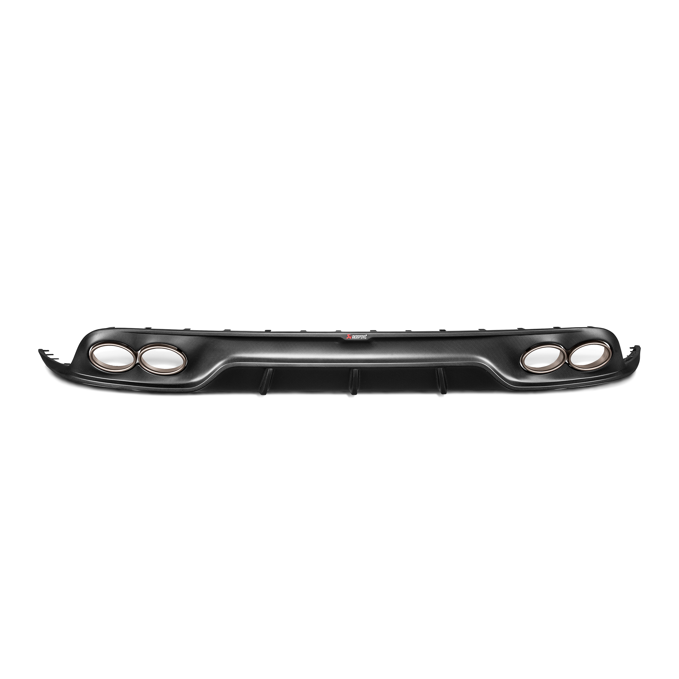 Akrapovič Matte Rear Carbon Fiber Diffuser - 2016-2017 Porsche 911 Turbo/Turbo S (991.2) - T1 Motorsports