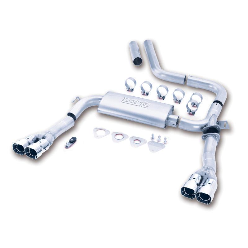 Borla Catback Exhaust Quad Tips - 1998-2001 CAMARO/TRANS AM 5.7L V8 AT/MT