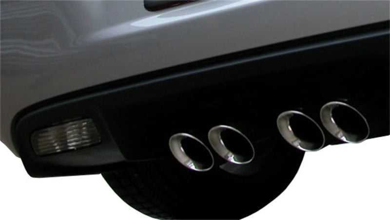 Corsa Sport Axle-Back with X-Pipe Exhaust - Polished Tips - 2005-2008 Chevrolet Corvette (Manual)