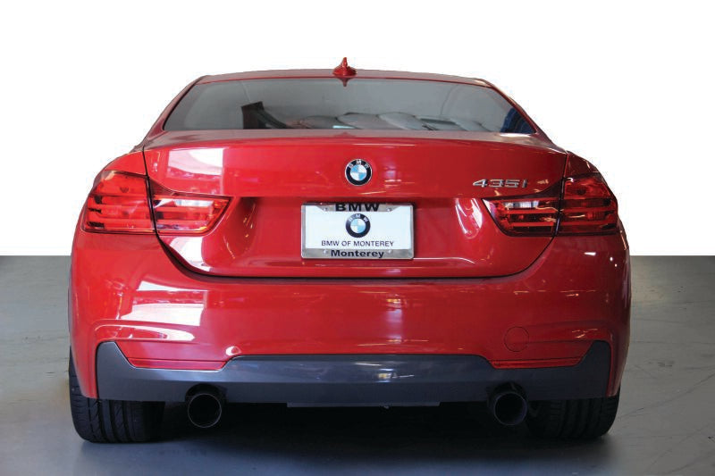 Dinan 14-16 BMW 435i (F33/F36) Free Flow Axleback Exhaust System - Black Tips