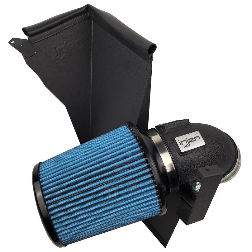 Injen Short Ram Air Intake System Wrinkle Black Finish - 2020 BMW M340i