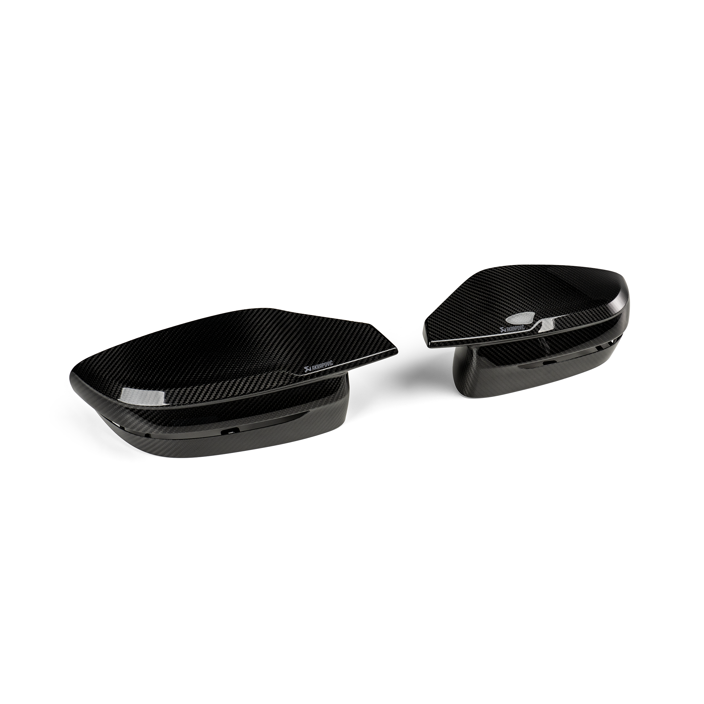 Akrapovič Gloss Carbon Mirror Cap Set - 2021+ BMW M2/M3/M4 (G8X)