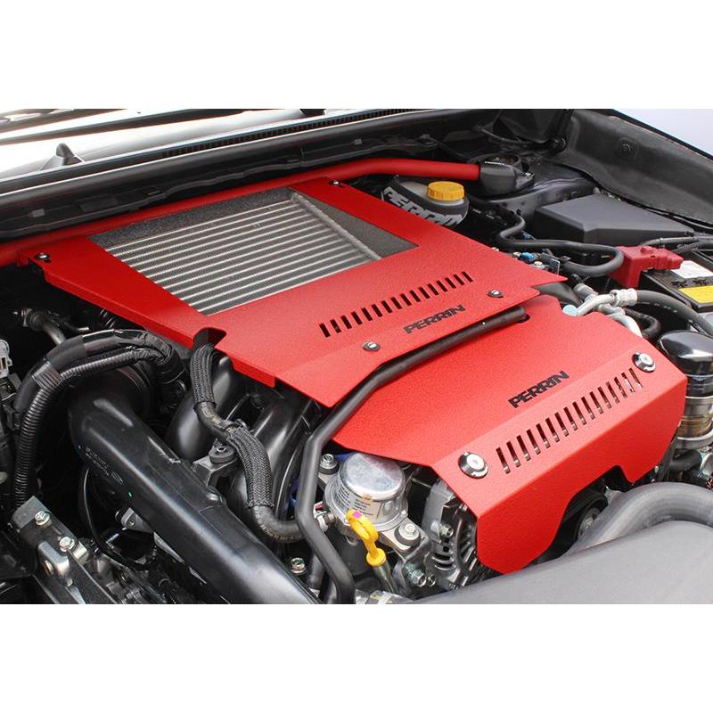 Perrin 15-16 Subaru WRX Engine Cover Kit - Red