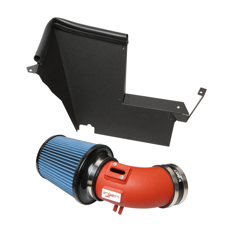 Injen Short Ram Air Intake System Wrinkle Red Finish - 2020 BMW M340i